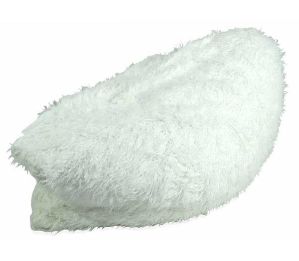 gamer kloudsac shaggy white fur