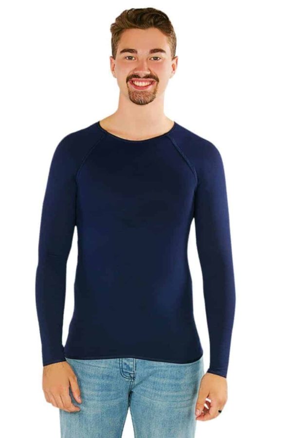 cdn otwarehouse com au Mens black long sleeves shirt sensory clothing 1