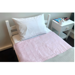 Brolly Sheet -bed pad-dusty rose
