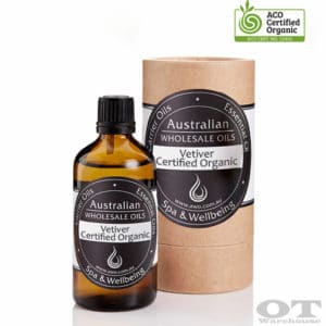 Vetiver Essential Oil Certified Organic 100ml