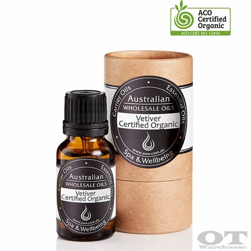Vetiver Essential Oil Certified Organic 15ml