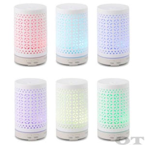 Aromatherapy Ultrasonic Mist Diffuser - White Ceramic