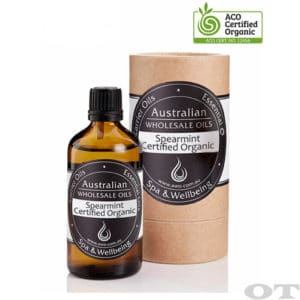 Spearmint Essential Oil Certified Organic 100ml