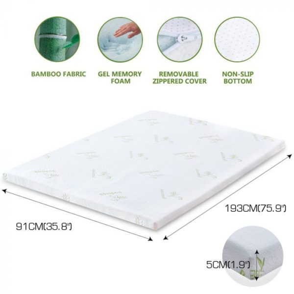 mattress topper cool gel single