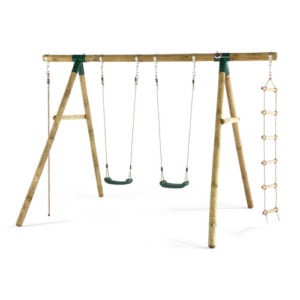 Plum® Gibbon Wooden Swing Set