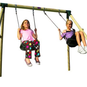 Plum® Marmoset Wooden Swing Set