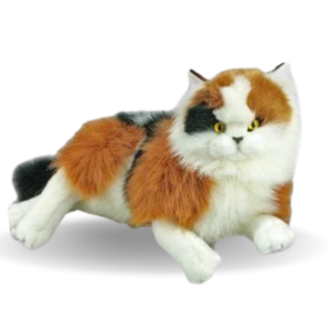 Weighted toy calico cat 1kg