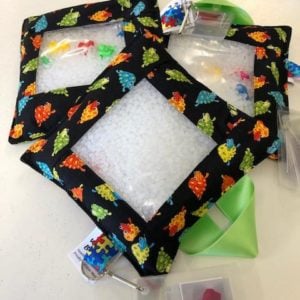 sensory bag peek a boo