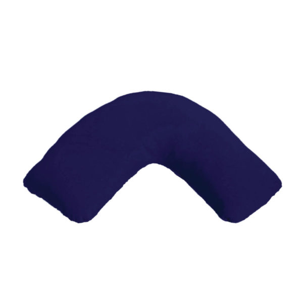 curved sensory pillowcase navy