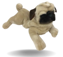 boris the pug-weighted toy 1.3kg