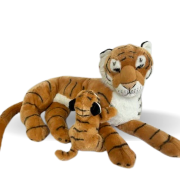 mum and bub gold tiger-weighted toy 4kg
