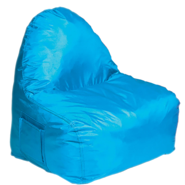 Blue chill-out bean bag