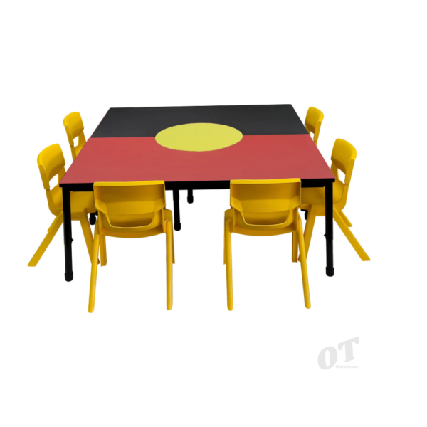 aboriginal designed school table