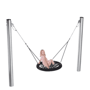 birds nest swing pole and nest