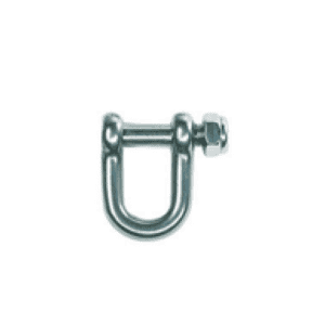 stainless steel d-shackle 18mm x 12mm