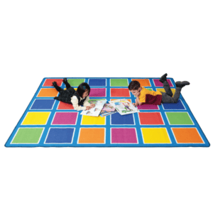 Elizabeth Richards Colour squares placement rug - 30 squares