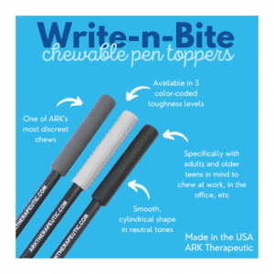 Bite n chew pencil topper