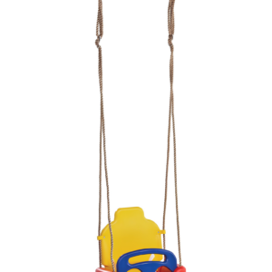 Baby Seat Growing Type Swing With Adjustable Ropes - REDYELLOWBLUE