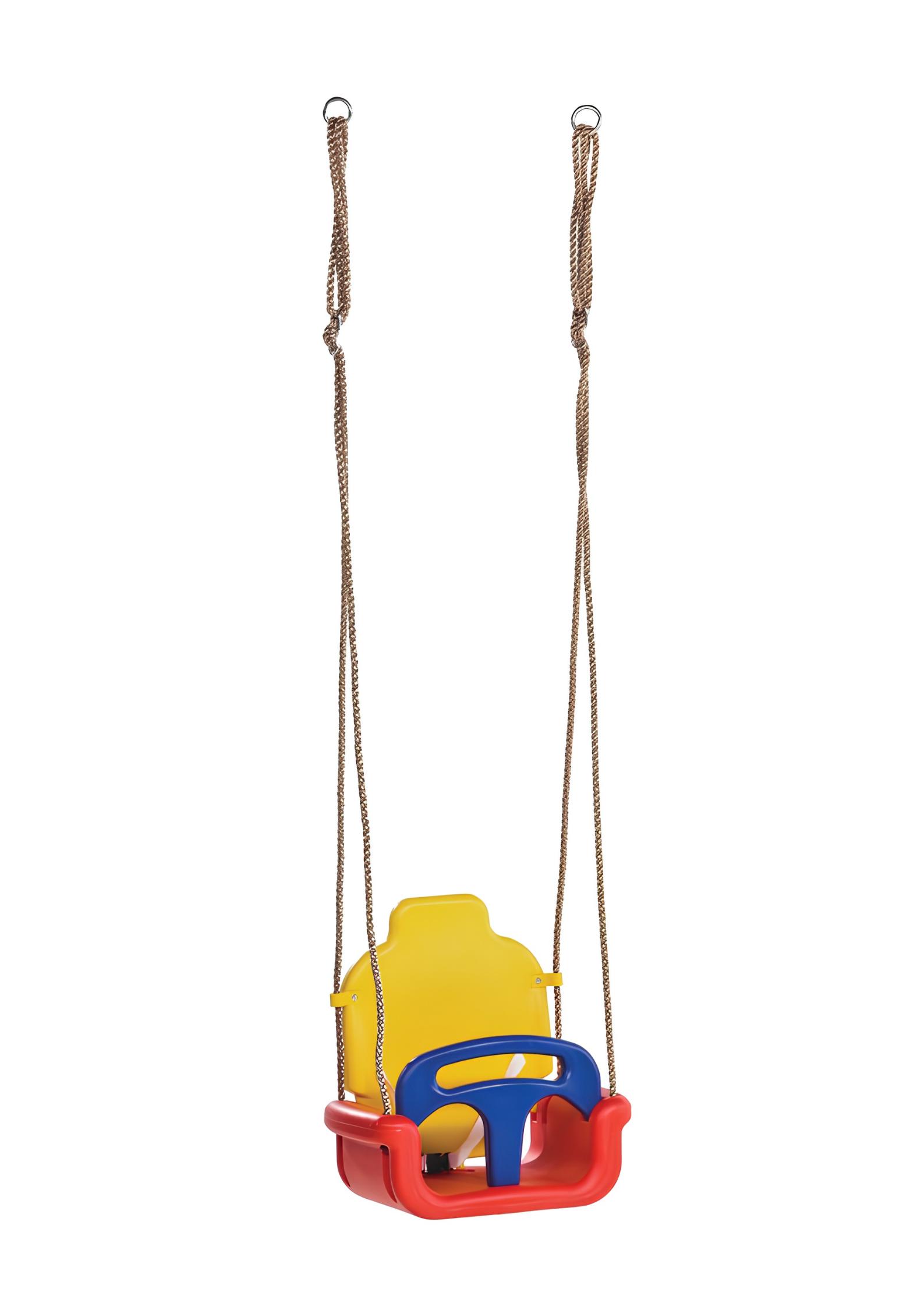 Baby Seat Growing Type Swing With Adjustable Ropes - REDYELLOWBLUE