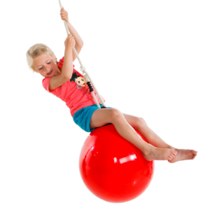 Buoy Ball DROP - LARGE 51cm Swing With Adjustable Rope - Red