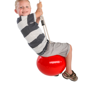 Buoy Ball MANDORA 30cm Swing With Adjustable Rope - Red