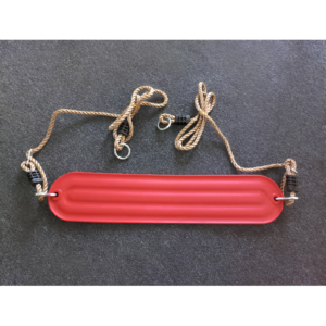 Moulded Strap Swing 'Red' with Adjustable ropes ( wraparound swing )