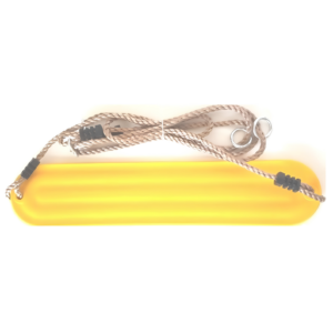 Moulded Strap Swing 'Yellow' with Adjustable ropes